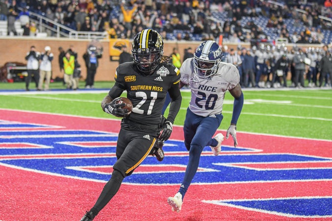 Frank Gore Jr. leads Southern Miss to LendingTree Bowl win over Rice