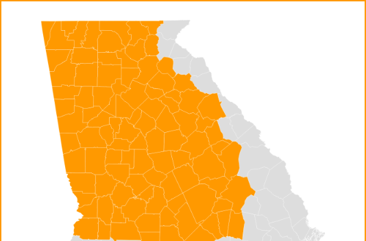 Flood watch for West Georgia from Wednesday to Friday