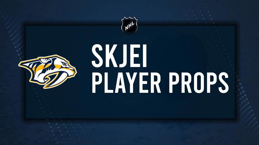 Brady Skjei Player Prop Bets for the Predators vs. Red Wings Game - October 12