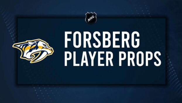 Filip Forsberg Player Prop Bets for the Predators vs. Oilers Game - October 31