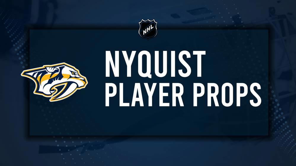 Gustav Nyquist Player Prop Bets for the Predators vs. Oilers Game - October 31