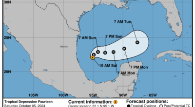 The Tropical Depression: Saturday, Oct 5 update from the NHC on latest developments