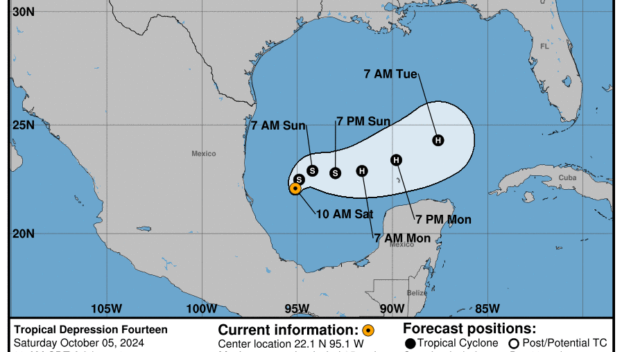 The Tropical Depression: Saturday, Oct 5 update from the NHC on latest developments