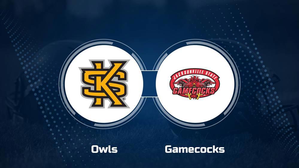 Where to Watch Kennesaw State vs. Jacksonville State on TV or Streaming Live - Oct. 4