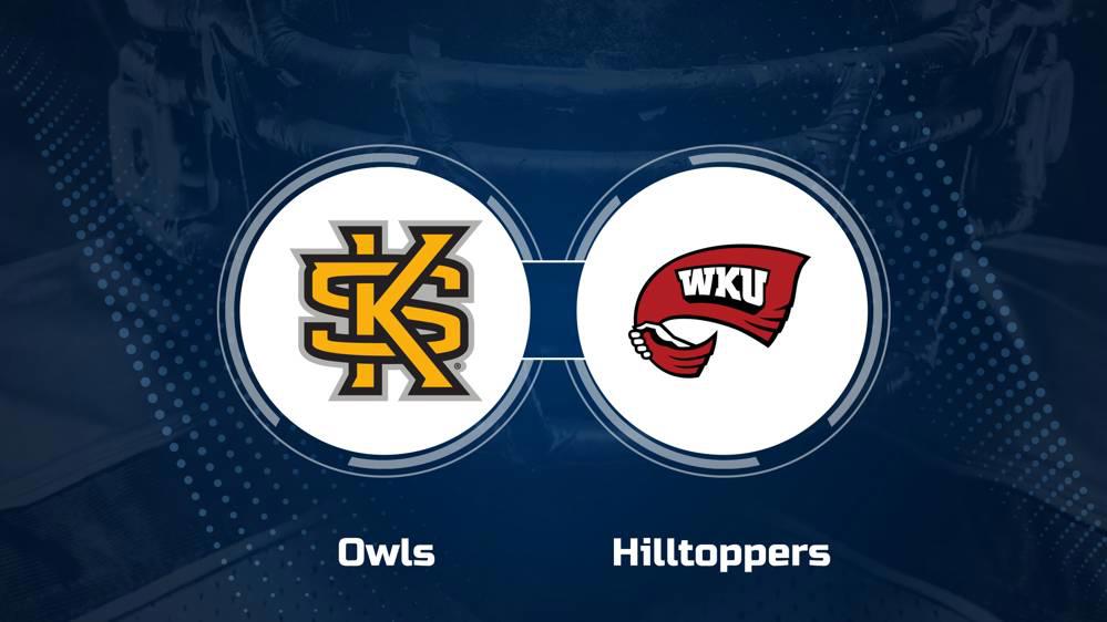 Where to Watch Kennesaw State vs. Western Kentucky on TV or Streaming Live - Oct. 30