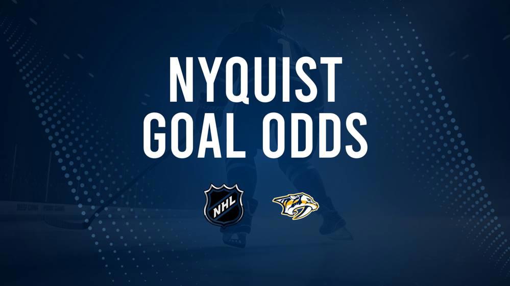 Will Gustav Nyquist Score a Goal Against the Blackhawks on October 25?