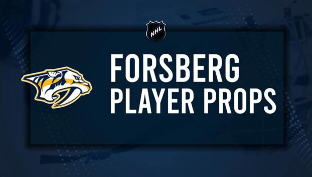 Filip Forsberg Player Prop Bets for the Predators vs. Capitals Game - November 6