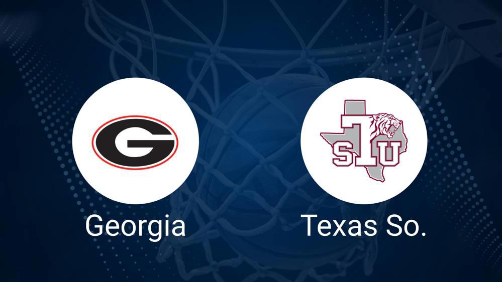 How to Watch Georgia vs. Texas Southern on TV or Live Stream - November 10