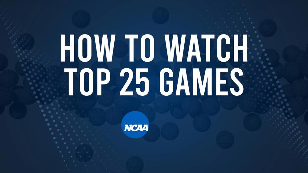 How to Watch Top 25 Women's College Basketball Games - Thursday, November 28