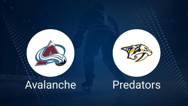 Where to Watch Colorado Avalanche vs. Nashville Predators on TV or Streaming Live - November 11