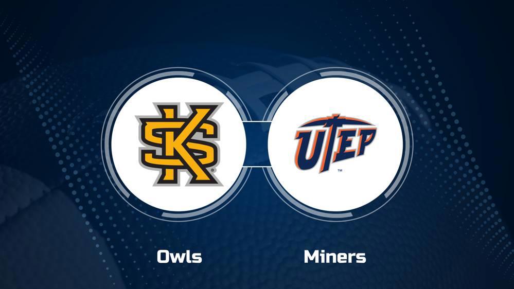 Where to Watch Kennesaw State vs. UTEP on TV or Streaming Live - Nov. 9