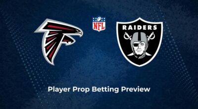 Falcons vs. Raiders Player Props & Odds – Week 15