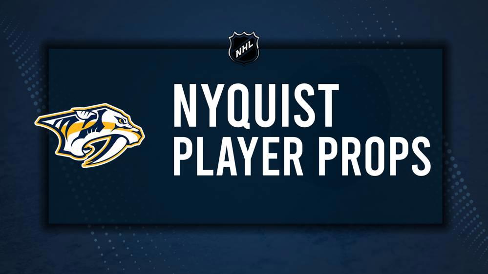 Gustav Nyquist Player Prop Bets for the Predators vs. Maple Leafs Game - December 4