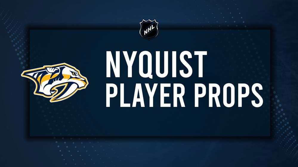 Gustav Nyquist Player Prop Bets for the Predators vs. Rangers Game - December 17