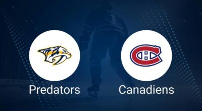 Where to Watch Nashville Predators vs. Montreal Canadiens on TV or Streaming Live - December 5