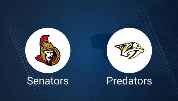 Where to Watch Ottawa Senators vs. Nashville Predators on TV or Streaming Live - December 7