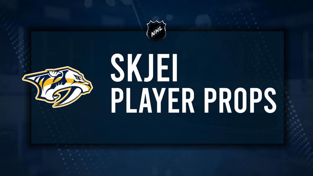 Brady Skjei Player Prop Bets for the Predators vs. Blackhawks Game - January 16