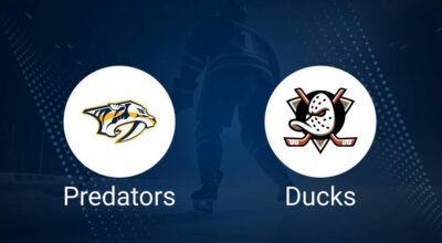 Predators vs. Ducks Injury Report Today - January 25