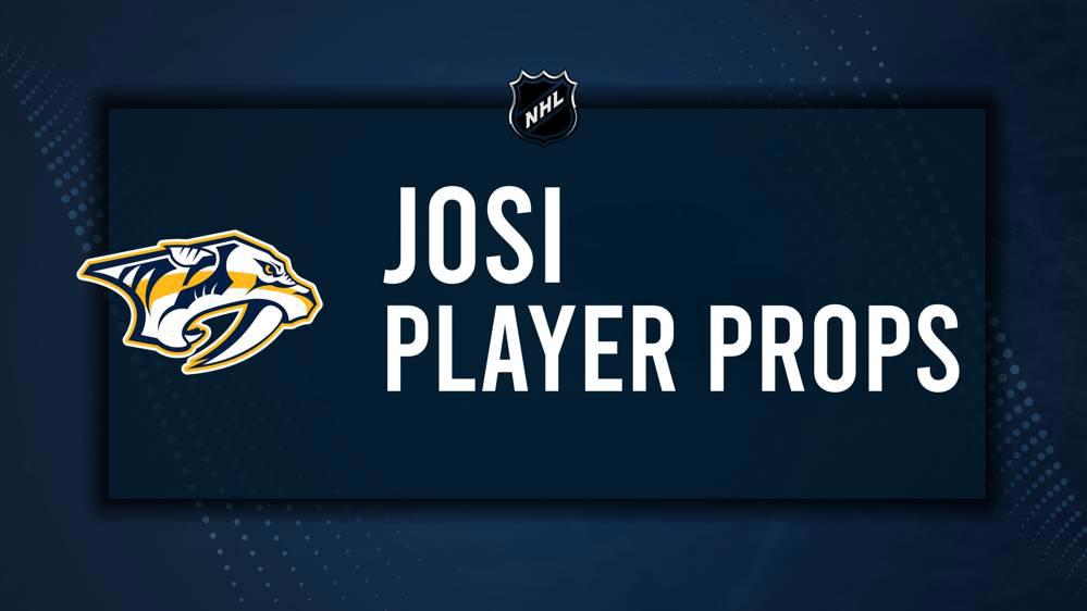 Roman Josi Player Prop Bets for the Predators vs. Canucks Game - January 3